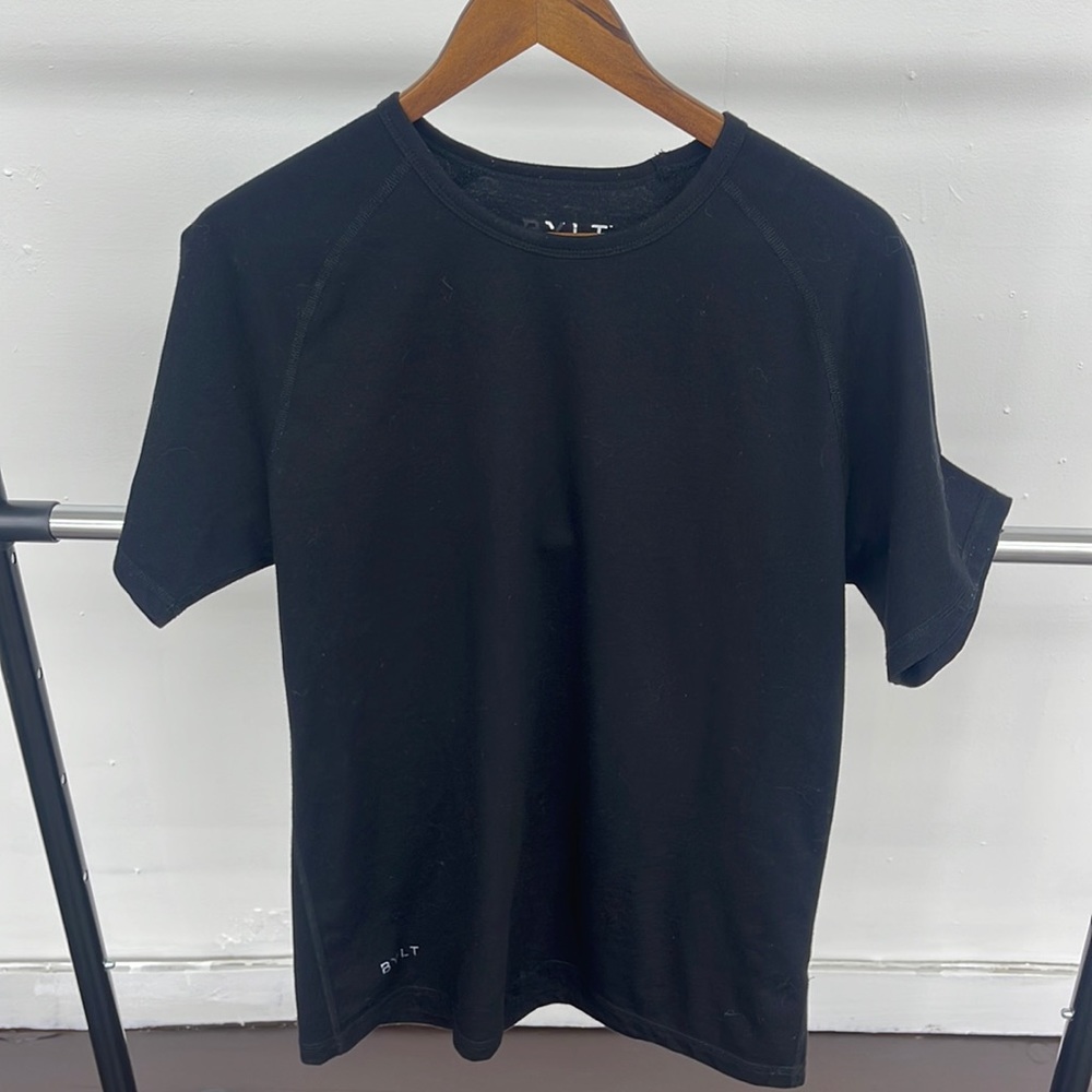 BYLT mens black crew